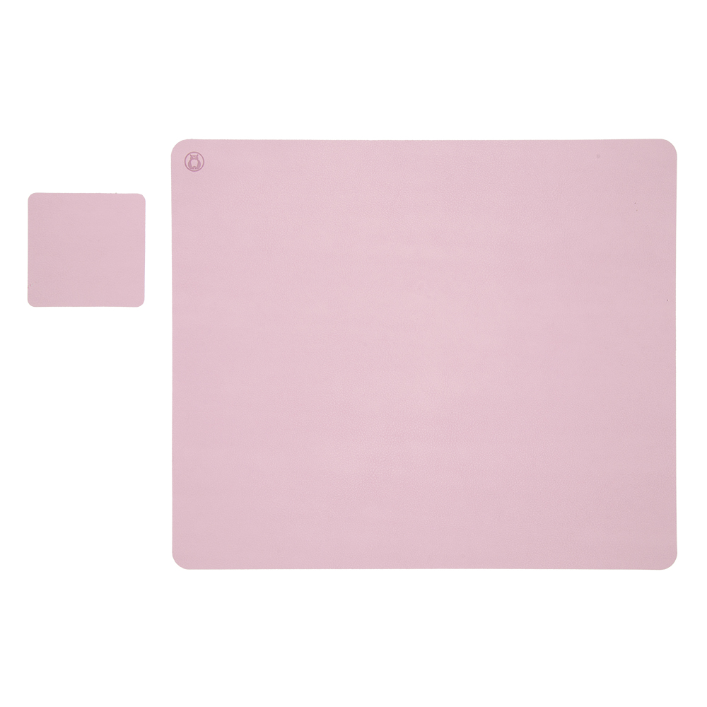 Poza Mousepad Flexi M din piele cu doua fete pentru protectie birou UNIKA roz/gri